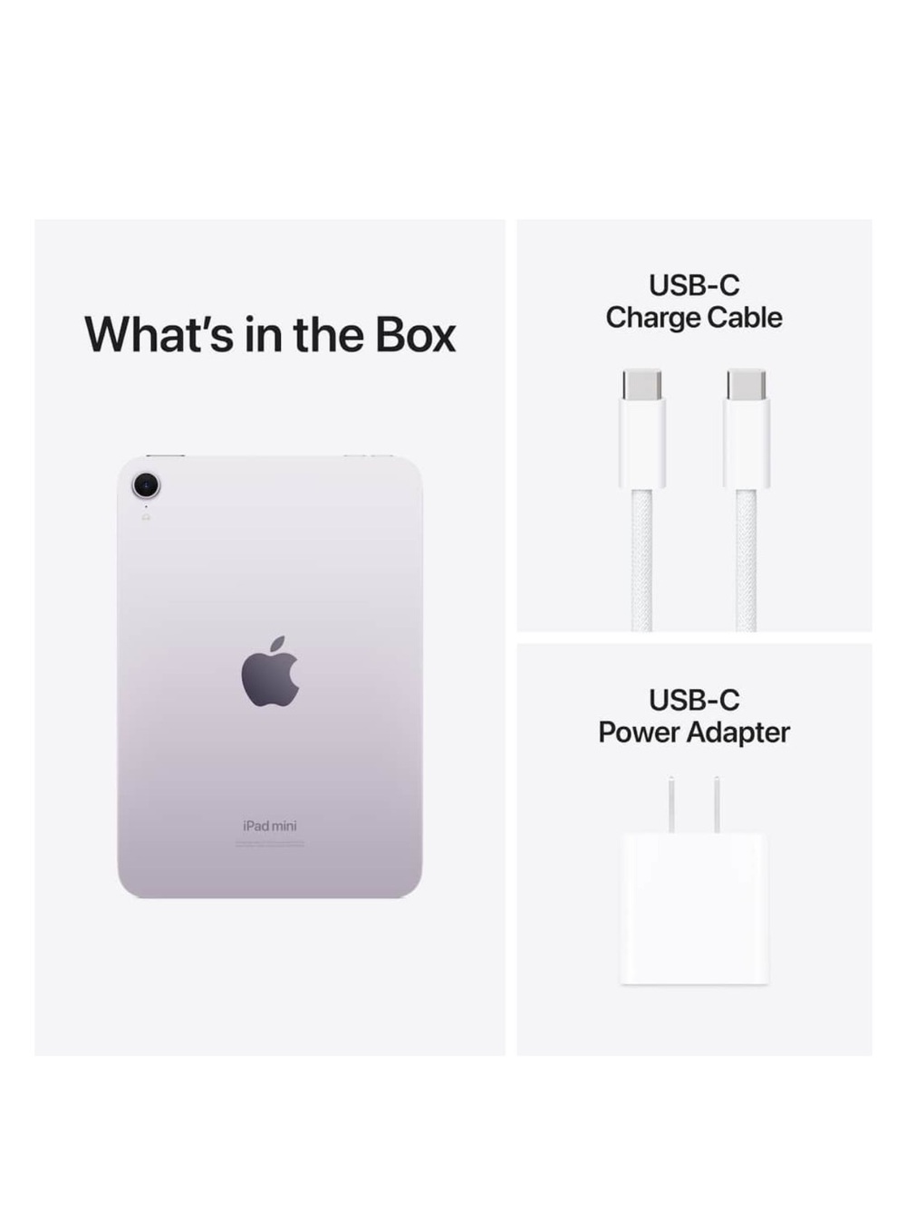 Apple iPad Mini (A17 Pro) 128GB Wi-Fi (Purple)+ Apple Pencil Pro + Amazon Case - Picture 3 of 16